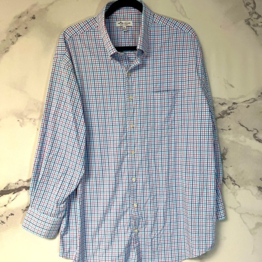 Peter Millar Summer Comfort Button Down Shirt XL